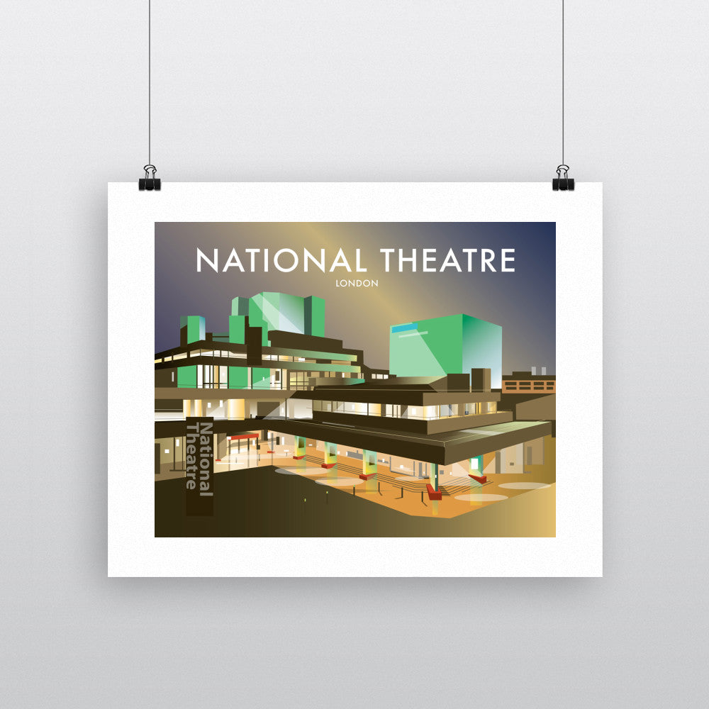 The National Theatre, London Fine Art Print