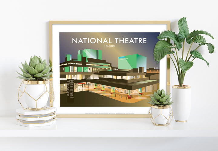 The National Theatre, London - Art Print