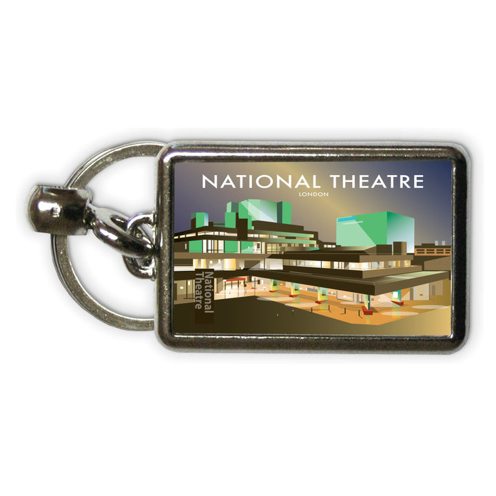 The National Theatre, London Metal Keyring