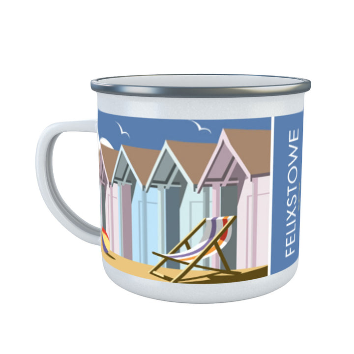 Felixstowe, Suffolk Enamel Mug