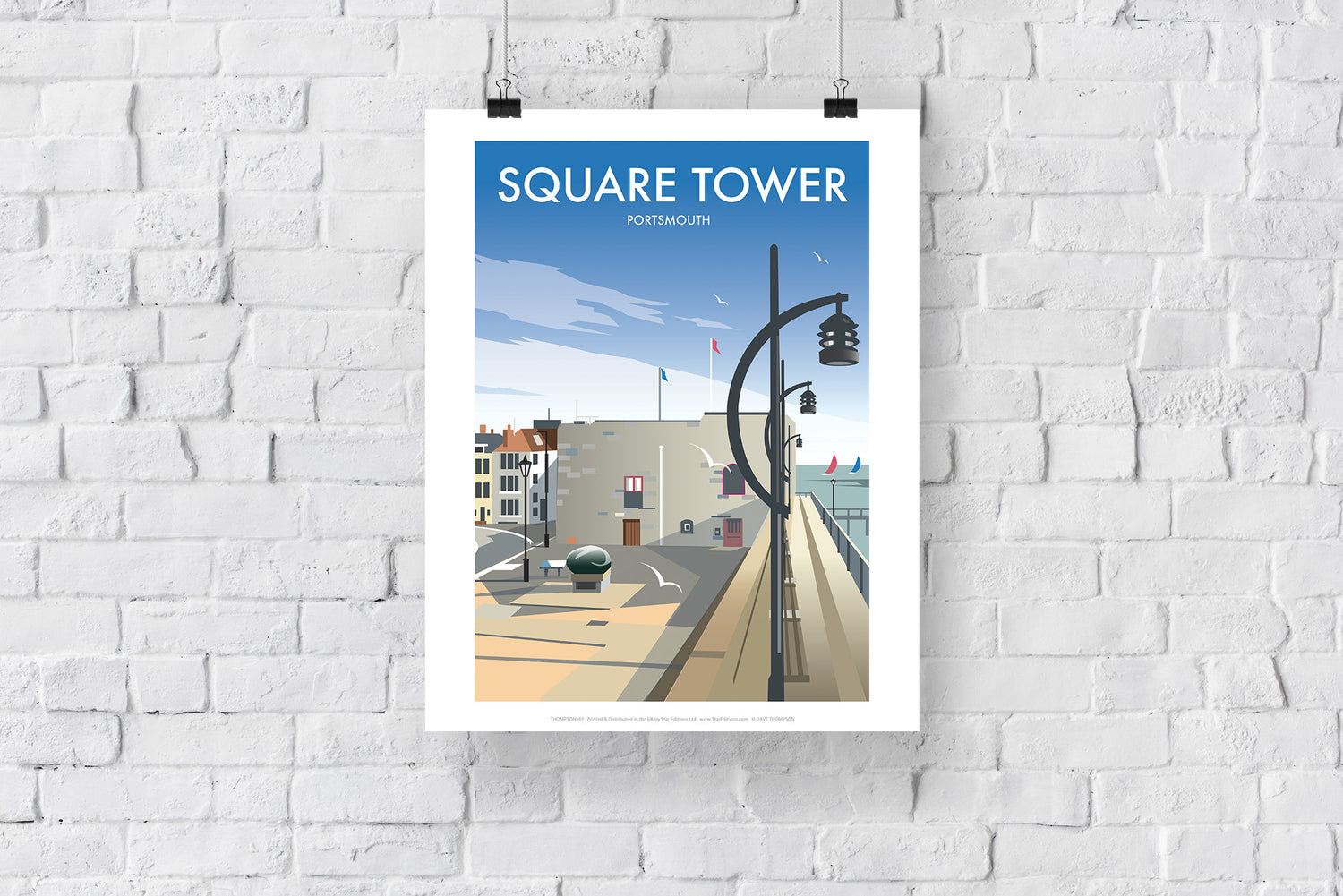 Square Tower, Portsmouth - Art Print