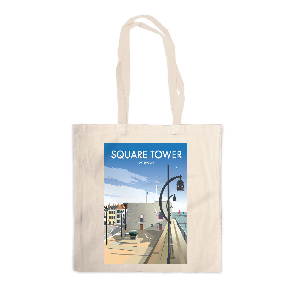 Square Tower, Portsmouth Canvas Tote Bag