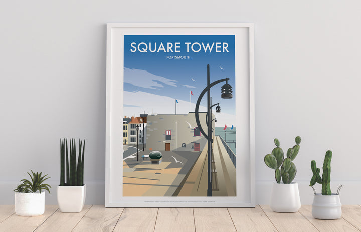 Square Tower, Portsmouth - Art Print