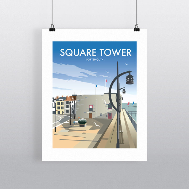 Square Tower, Portsmouth Fine Art Print