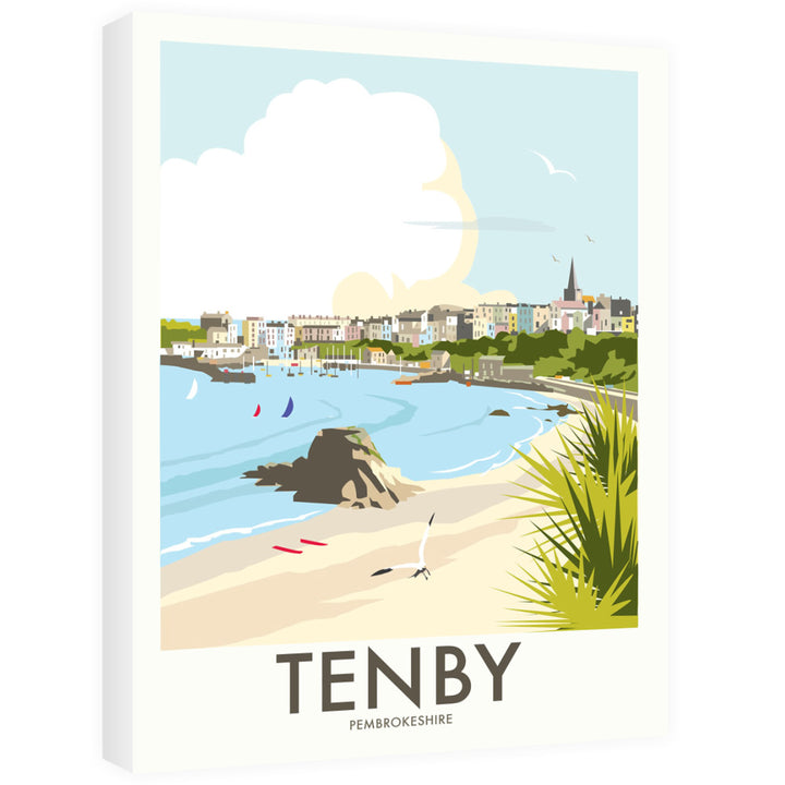 Tenby, Wales Canvas
