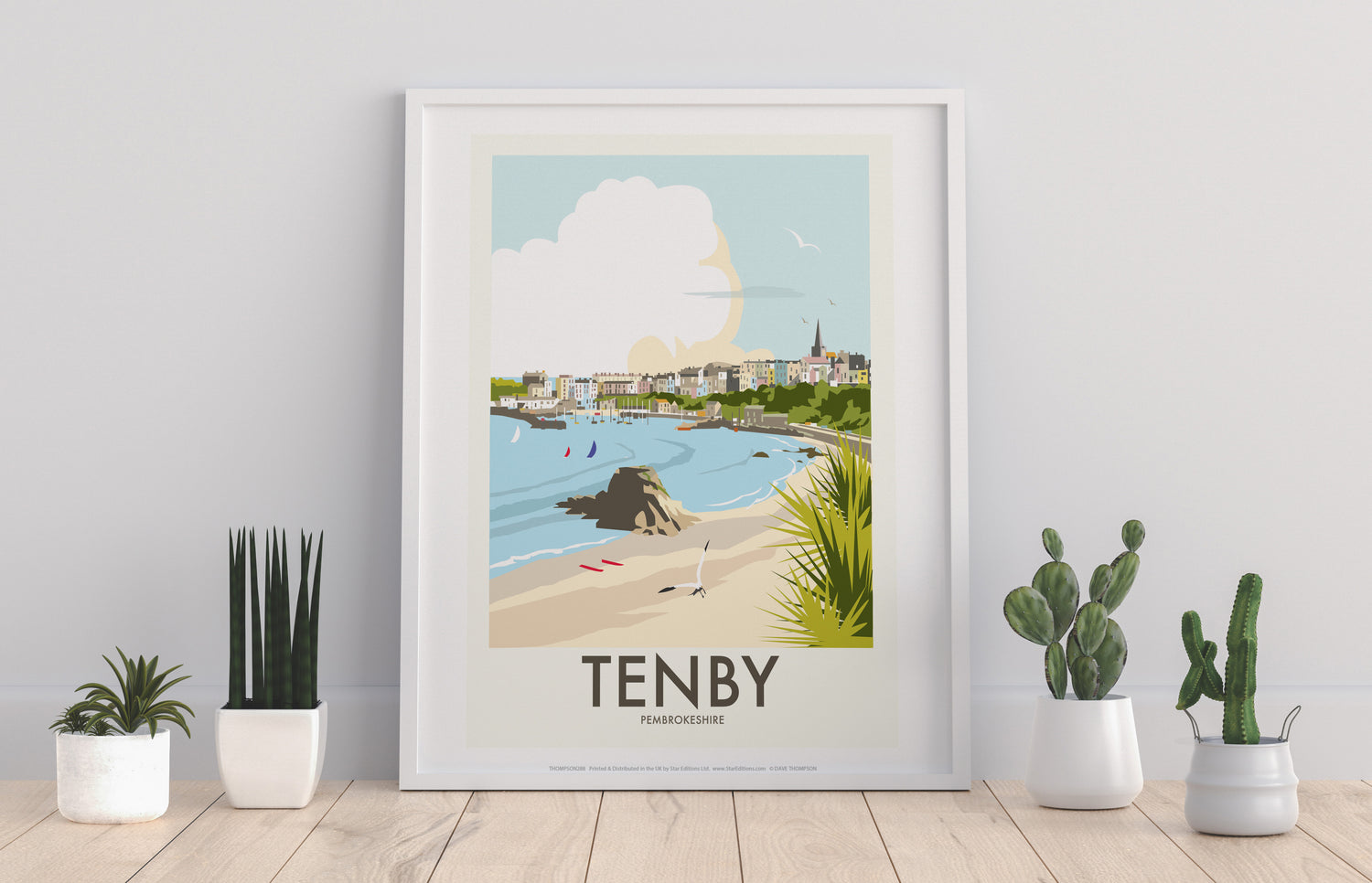 Tenby, Wales - Art Print