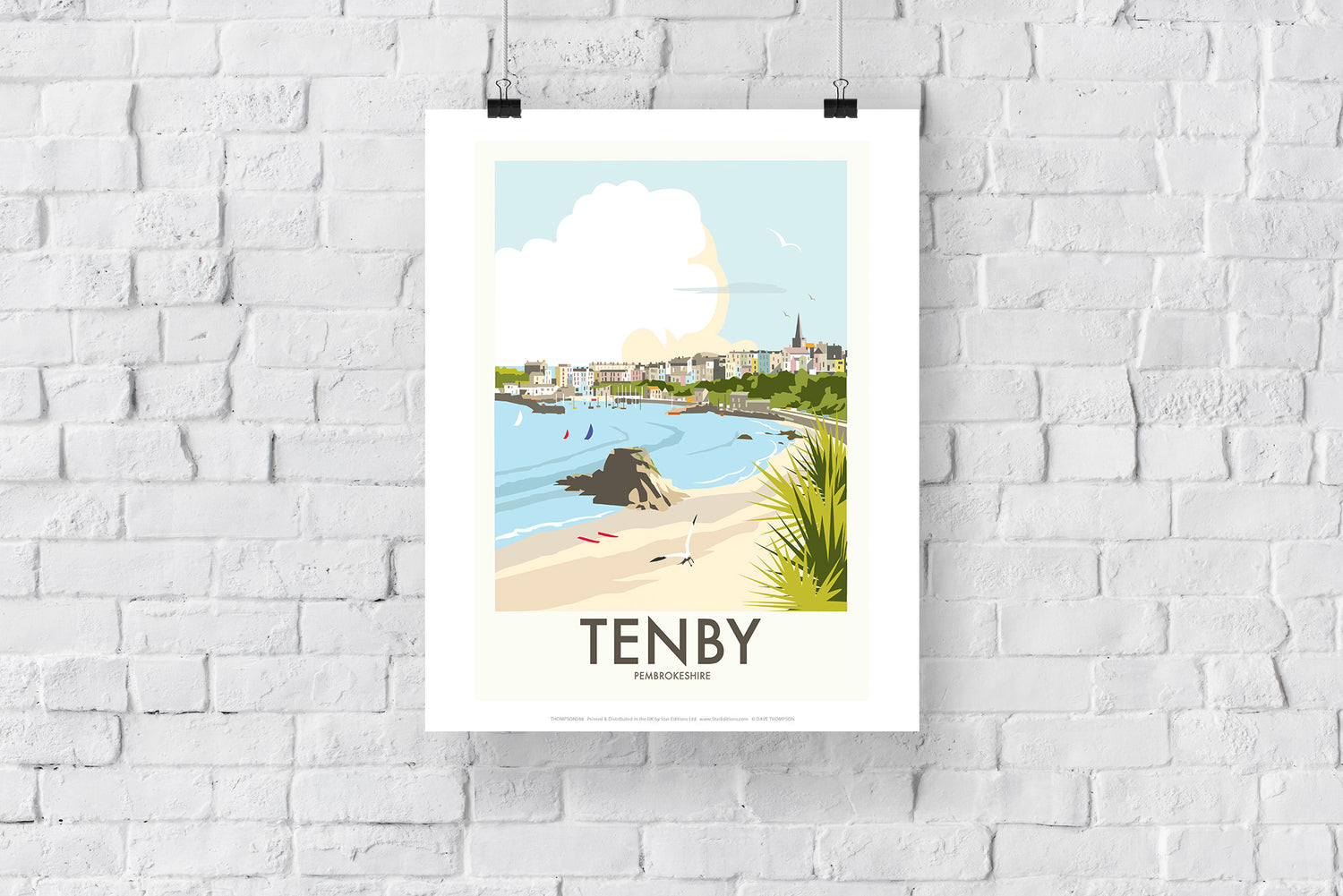 Tenby, Wales - Art Print