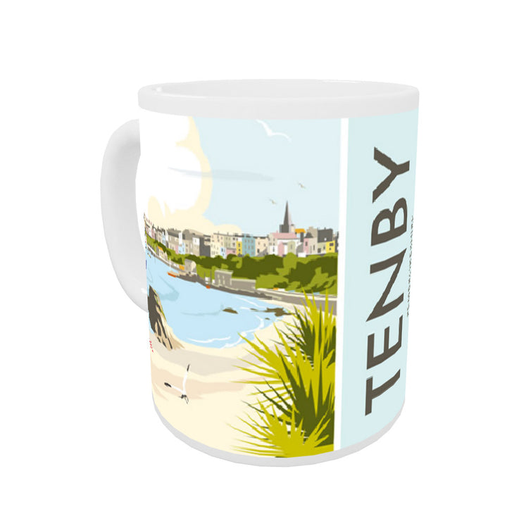 Tenby, Wales Coloured Insert Mug