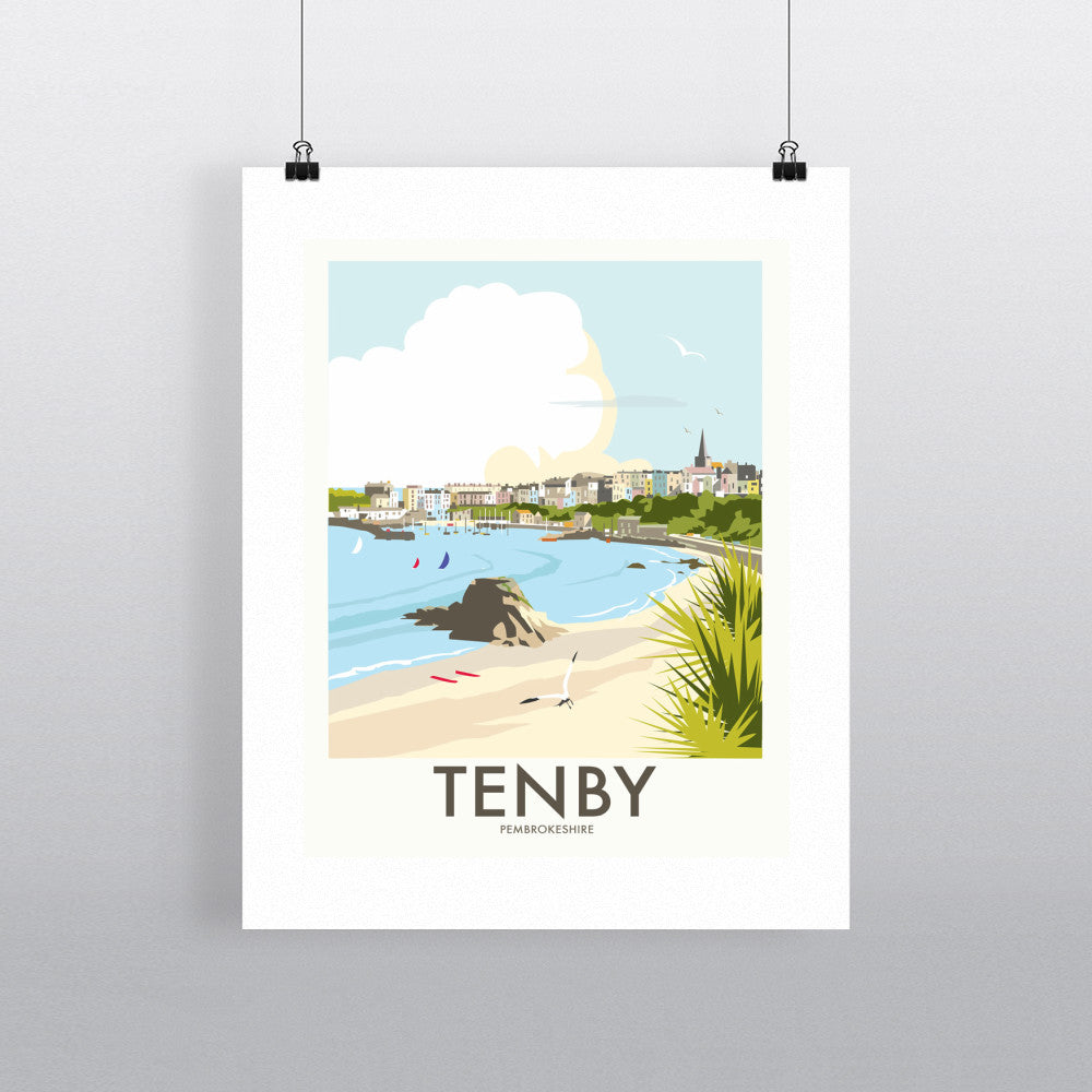 Tenby, Wales - Art Print