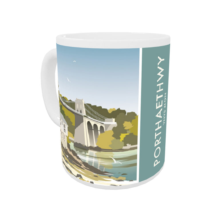 Porthaethwy, Isle of Anglesey Coloured Insert Mug