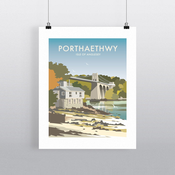 Porthaethwy, Isle of Anglesey Fine Art Print
