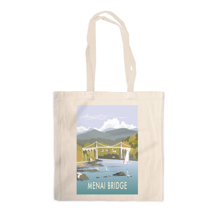 Menai Bridge Canvas Tote Bag