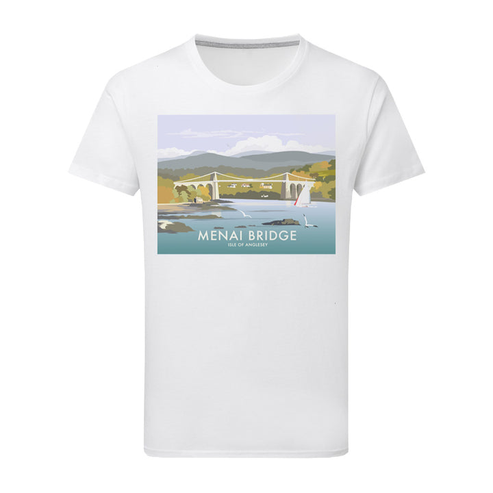 Menai Bridge T-Shirt by Dave Thompson