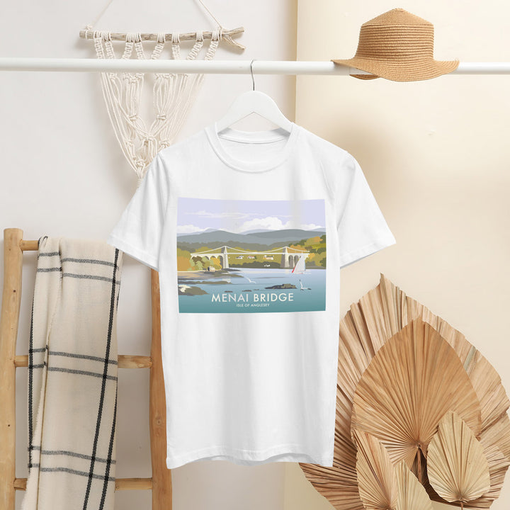 Menai Bridge T-Shirt by Dave Thompson