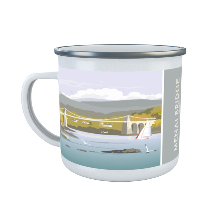 Menai Bridge Enamel Mug