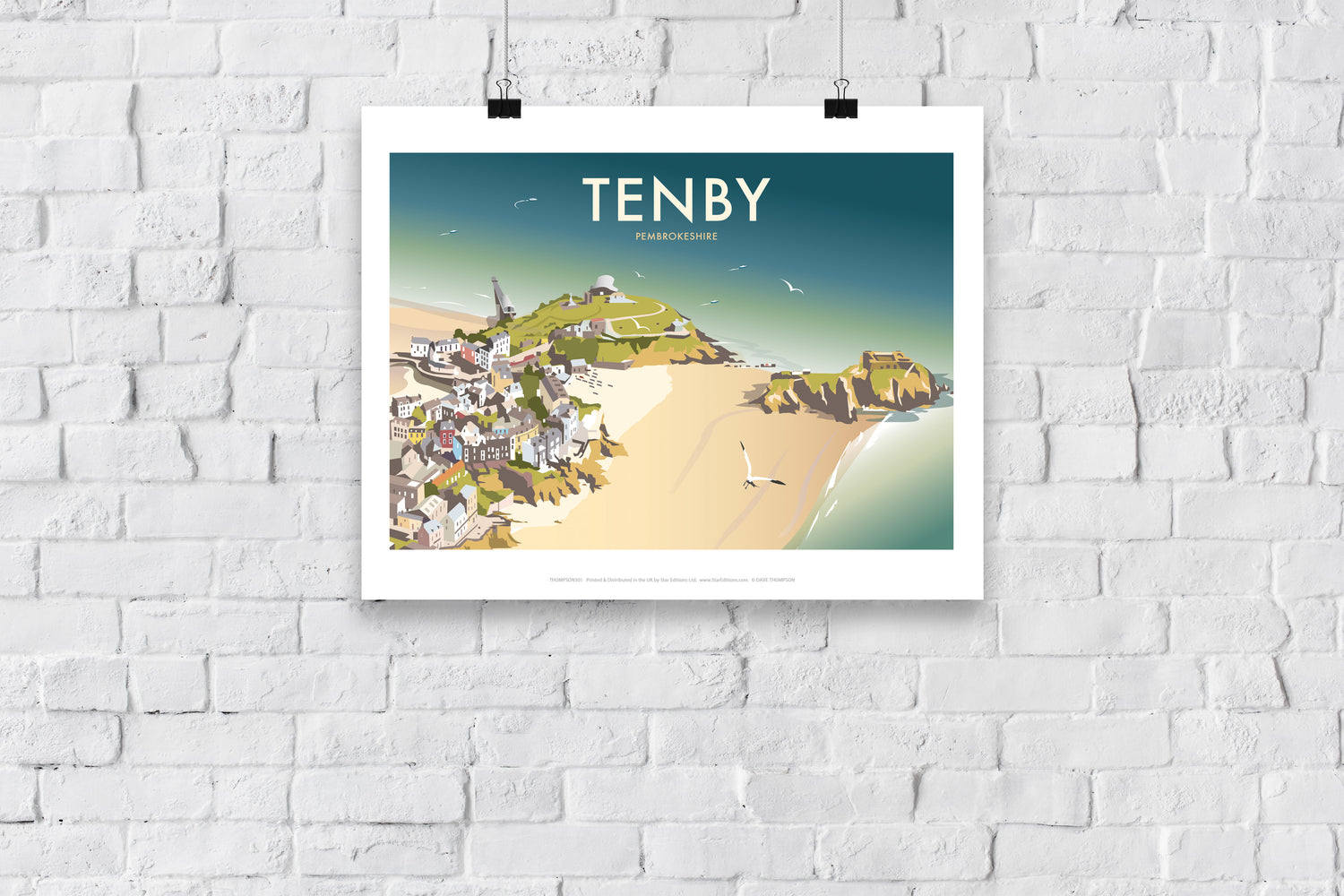 Tenby, South Wales - Art Print