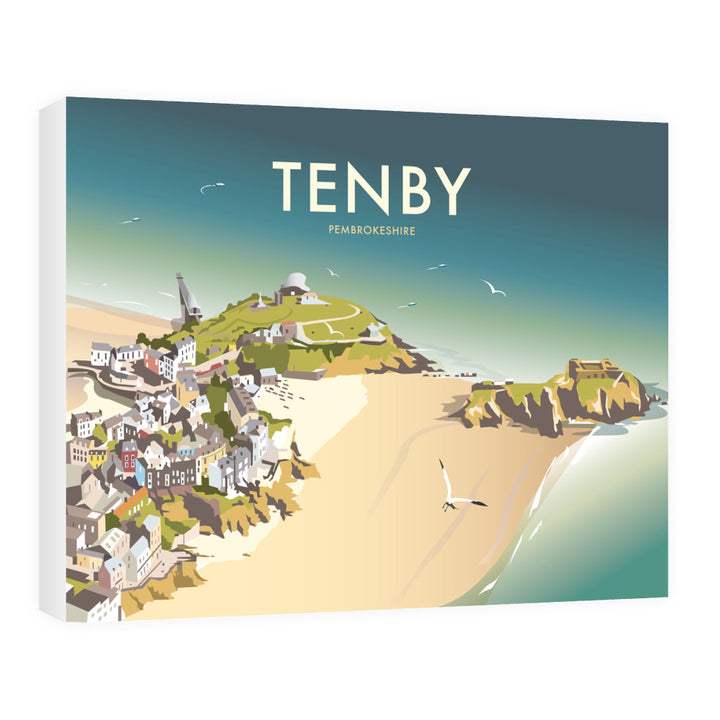 Tenby, South Wales Canvas