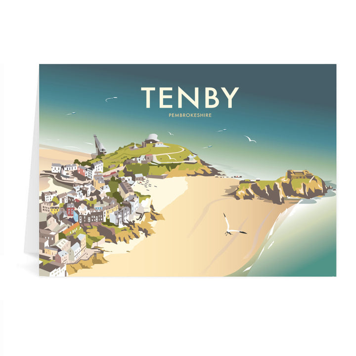 Tenby, South Wales Greeting Card 7x5