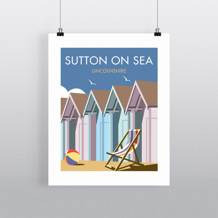 Sutton-On-Sea, Linconshire Fine Art Print