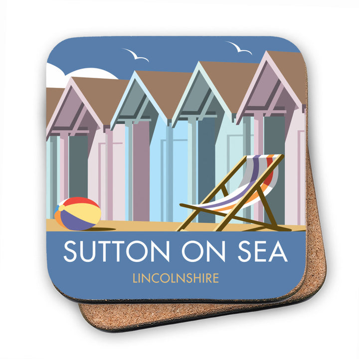 Sutton-On-Sea, Linconshire MDF Coaster