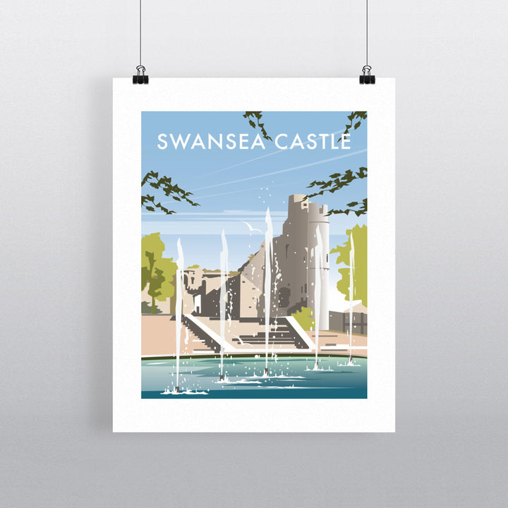 Swansea Castle, South Wales Fine Art Print