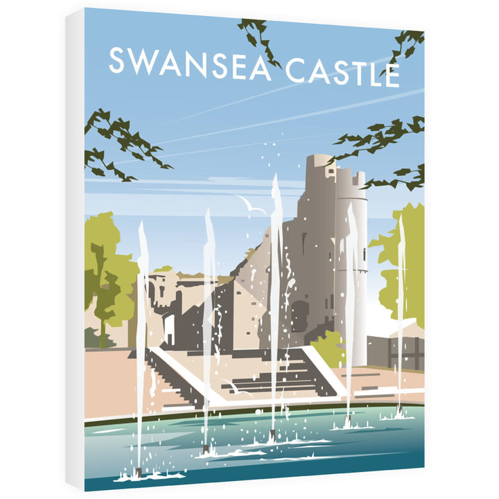 Swansea Castle, South Wales Canvas