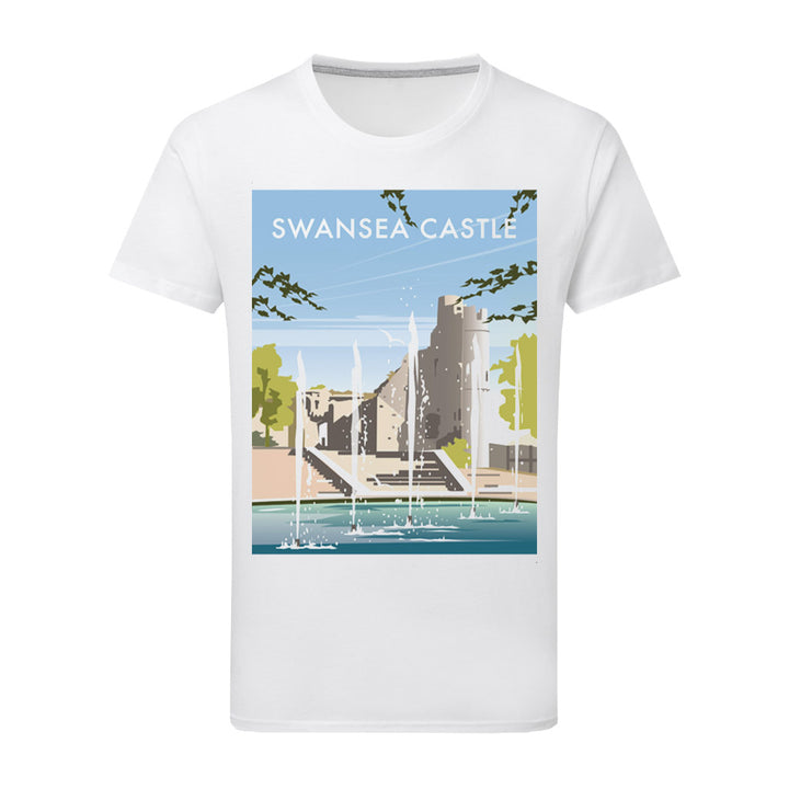 Swansea Castle T-Shirt by Dave Thompson