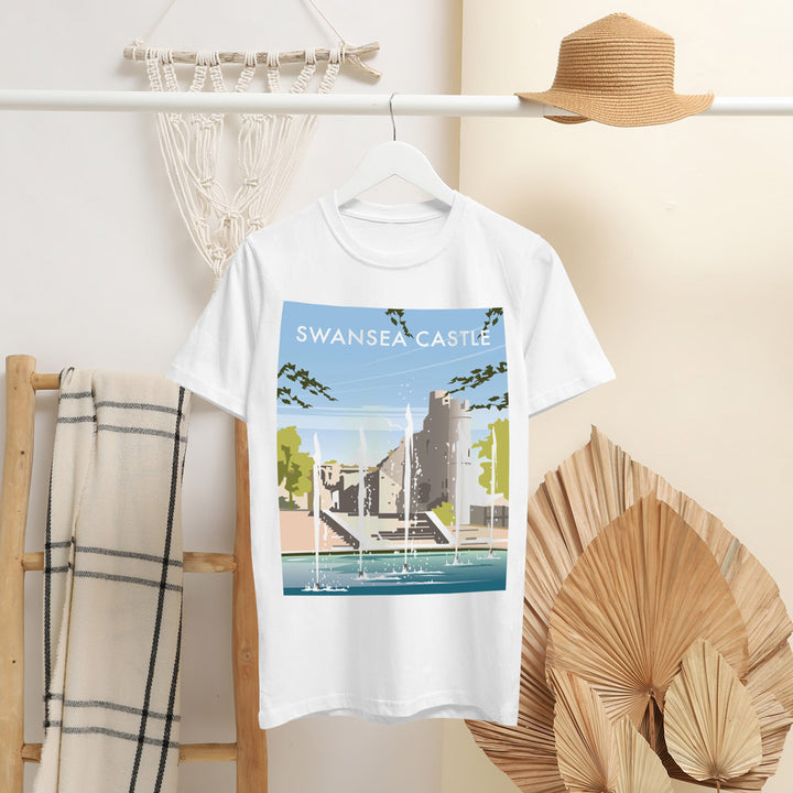Swansea Castle T-Shirt by Dave Thompson