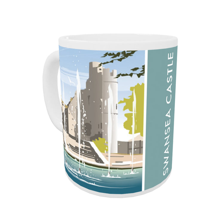 Swansea Castle, South Wales Coloured Insert Mug