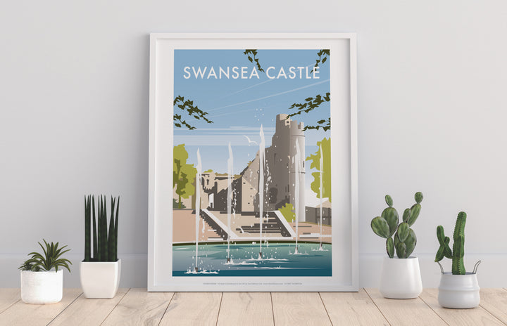 Swansea Castle, South Wales - Art Print
