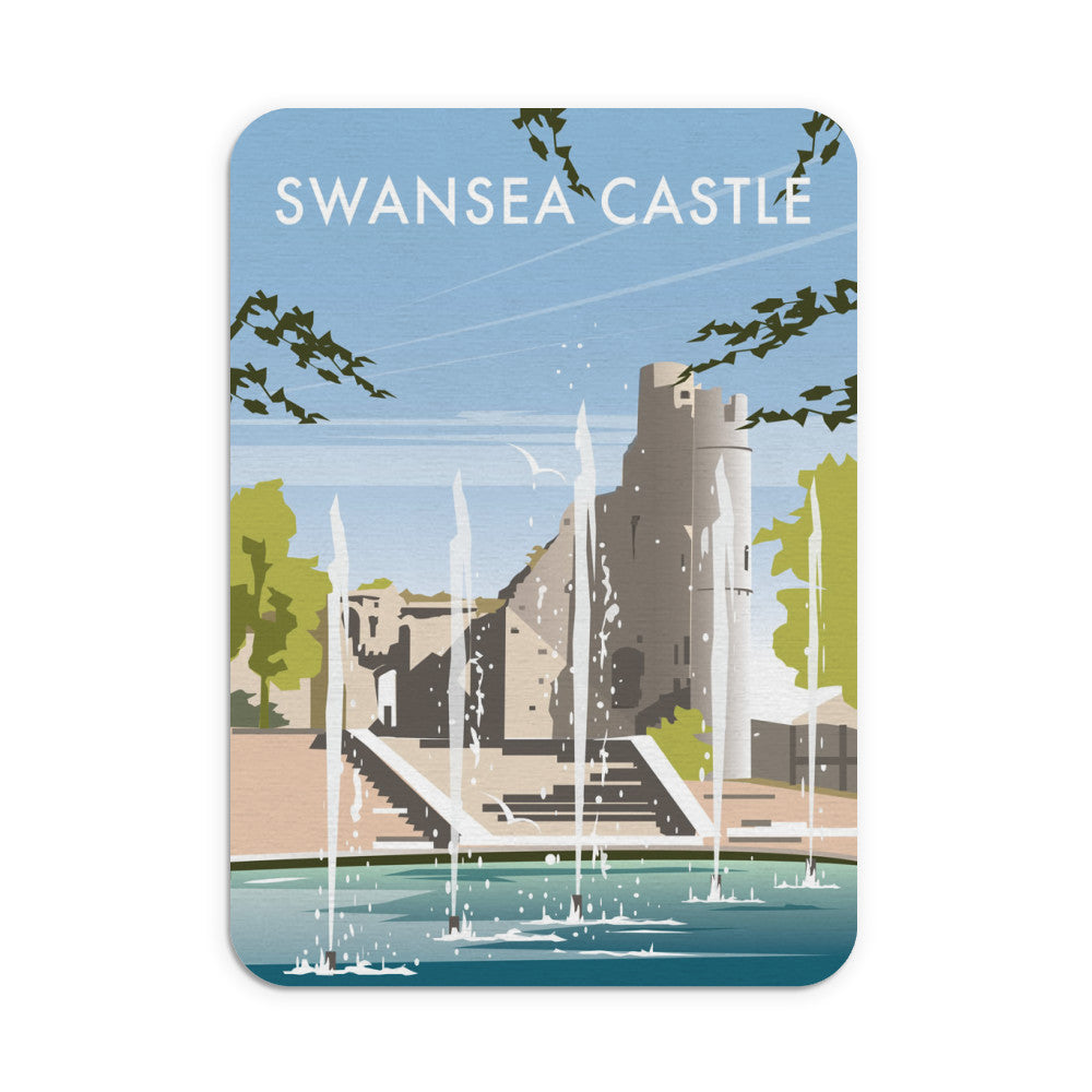 Swansea Castle, South Wales Mouse Mat