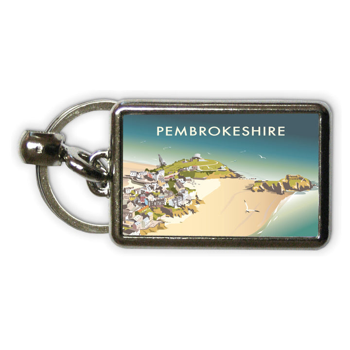 Pembrokeshire Metal Keyring