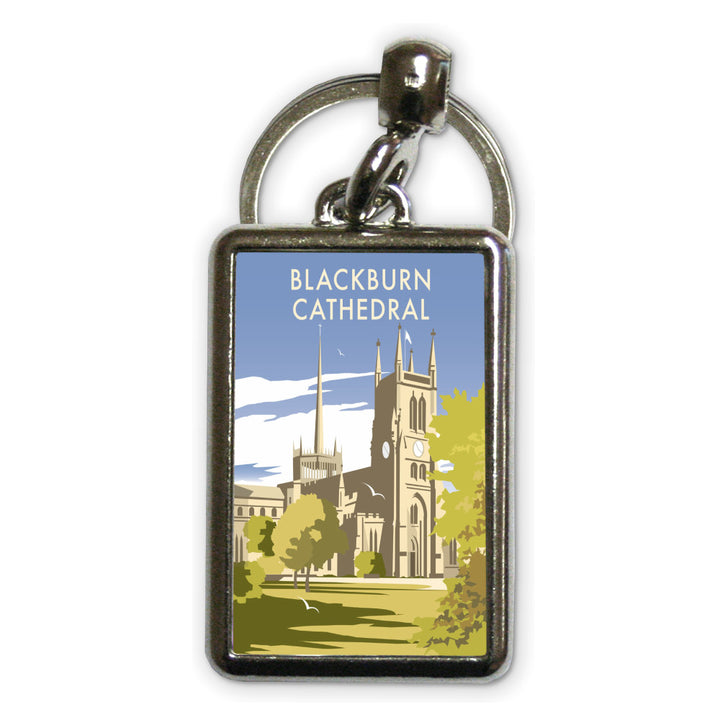 Blackburn Cathedral, Lancashire Metal Keyring