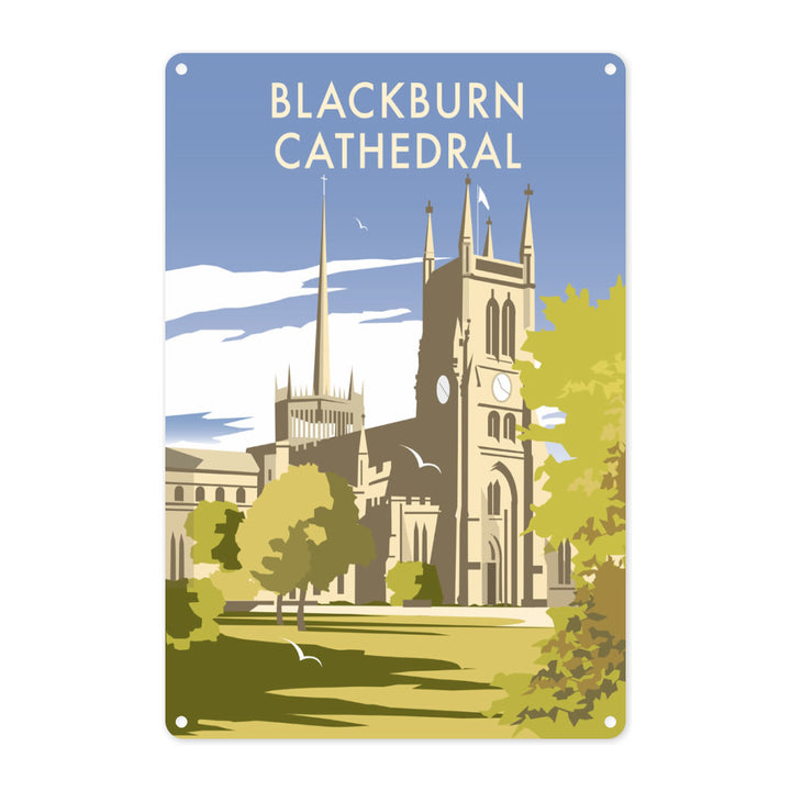 Blackburn Cathedral, Lancashire Metal Sign