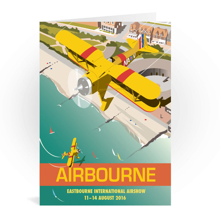Eastbourne Airshow, Sussex Greeting Card 7x5