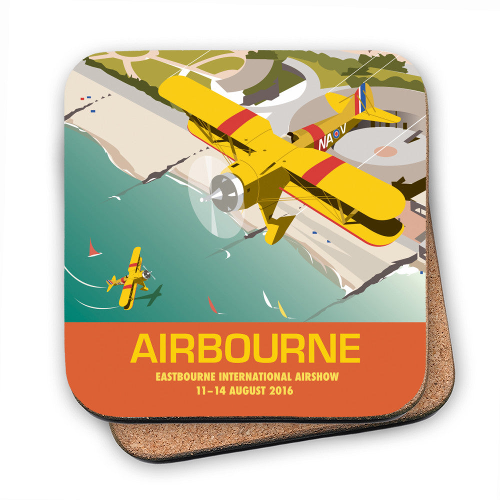 Eastbourne Airshow, Sussex MDF Coaster