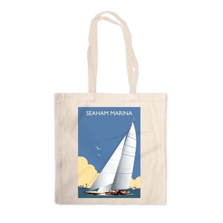 Seaham Harbour, County Durham Canvas Tote Bag
