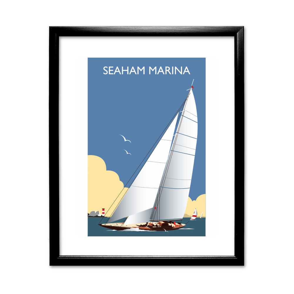 Seaham Harbour, County Durham - Art Print