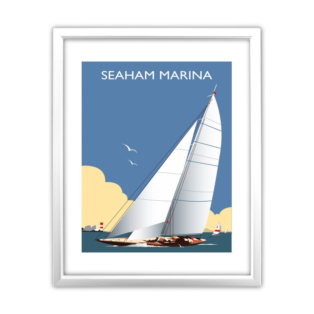 Seaham Harbour, County Durham - Art Print