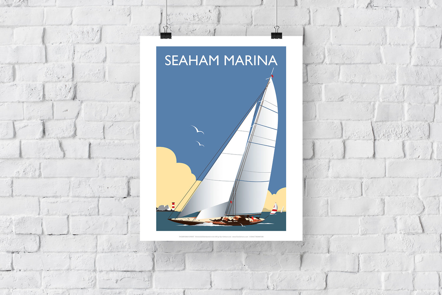 Seaham Harbour, County Durham - Art Print
