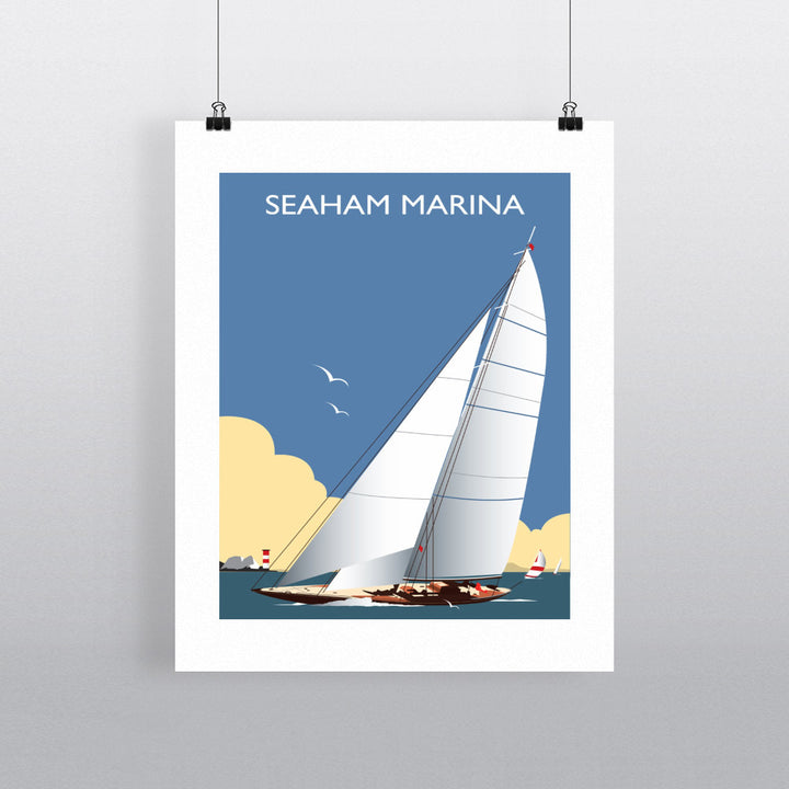 Seaham Harbour, County Durham Fine Art Print