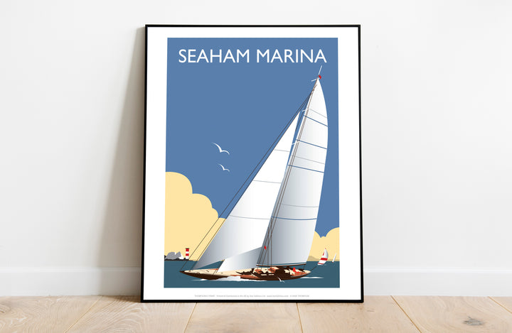 Seaham Harbour, County Durham - Art Print