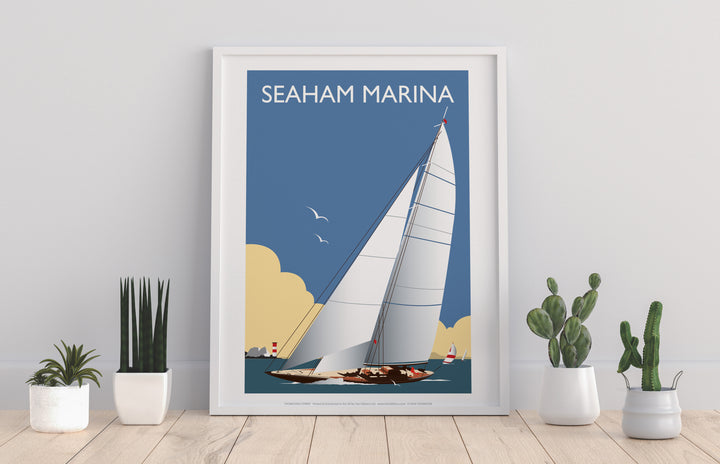 Seaham Harbour, County Durham - Art Print