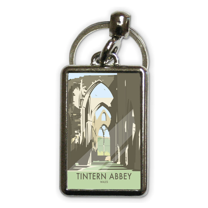 Tintern Abbey, South Wales Metal Keyring