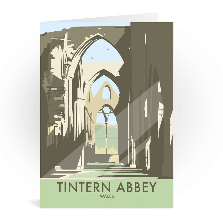 Tintern Abbey, South Wales Greeting Card 7x5