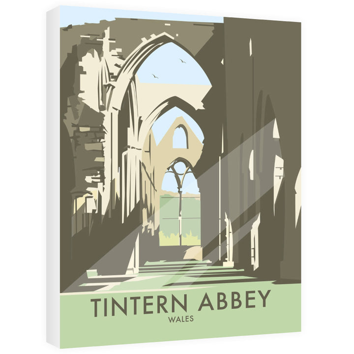 Tintern Abbey, South Wales Canvas