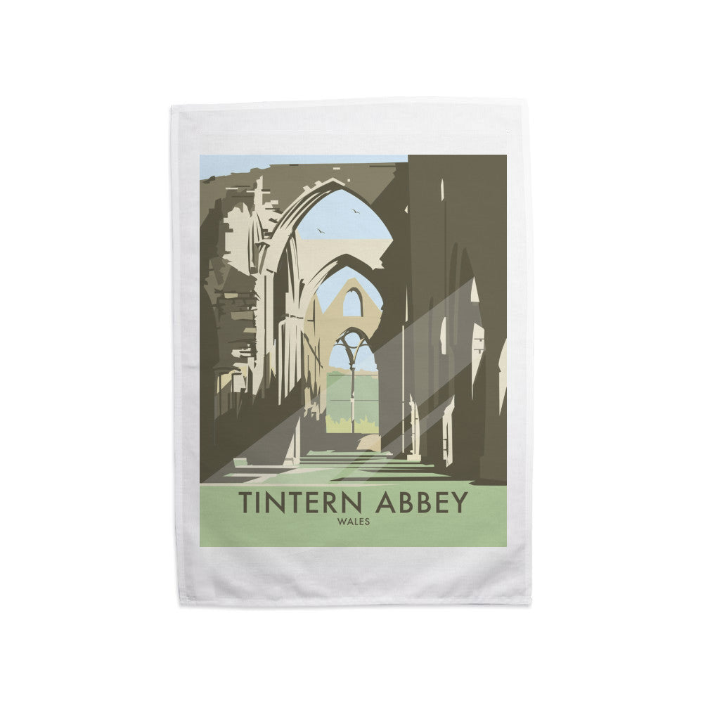 Tintern Abbey, South Wales Tea Towel