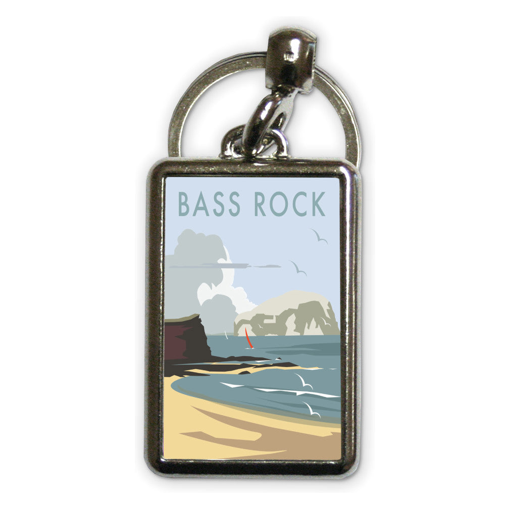 Bass Rock, North Berwick Metal Keyring