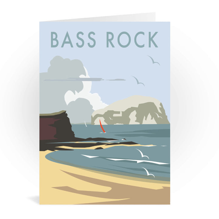 Bass Rock, North Berwick Greeting Card 7x5