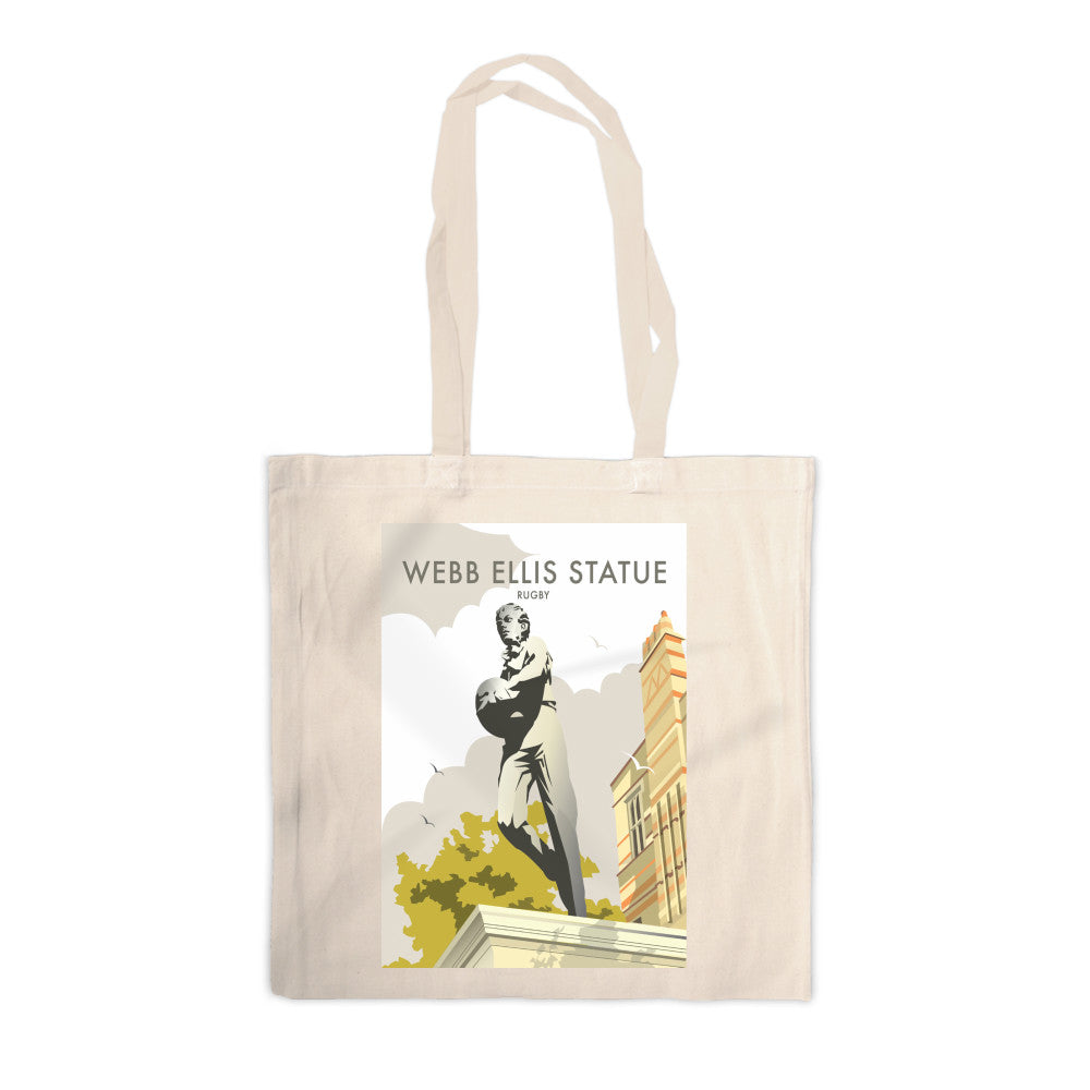 Webb Ellis Statue, Rugby Canvas Tote Bag